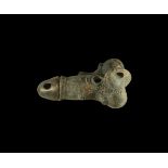 Roman Phallic Oil Lamp