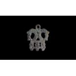 Viking Horse-Heads Pendant