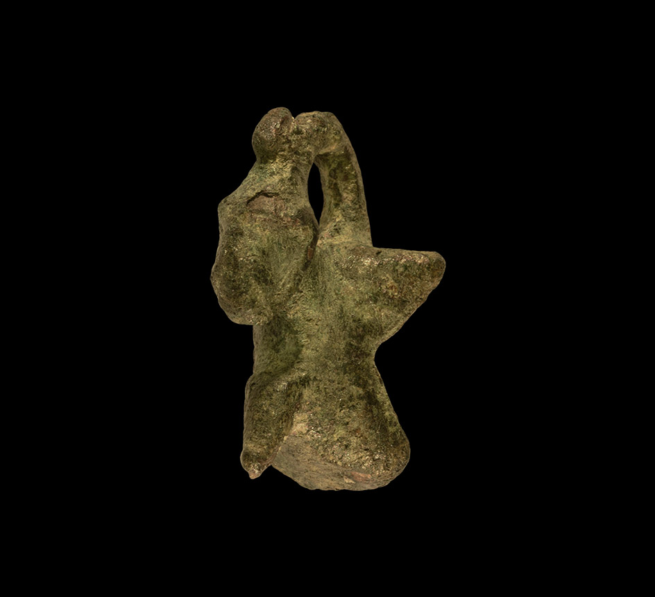Roman Phallic Pendant with Dog's Head