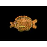 Phoenician Mosaic Glass Fish