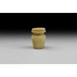 Egyptian Lidded Kohl Pot