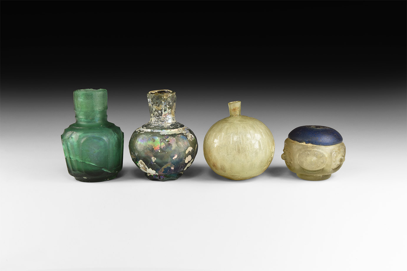 Islamic Cut and Mould-Blown Vessel Group