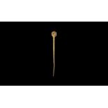 Roman Gold Pin with Hercules Knot