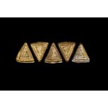 Greek Gold Triangular Applique Group