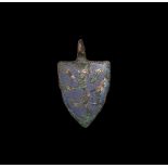Heraldic 'Sir Hugh De Nevill' Harness Pendant