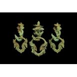 Cambodian Khmer Palanquin Fittings Set