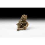 Pre Columbian Mexican Seated Figure