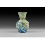 Islamic Iridescent Glass Flask