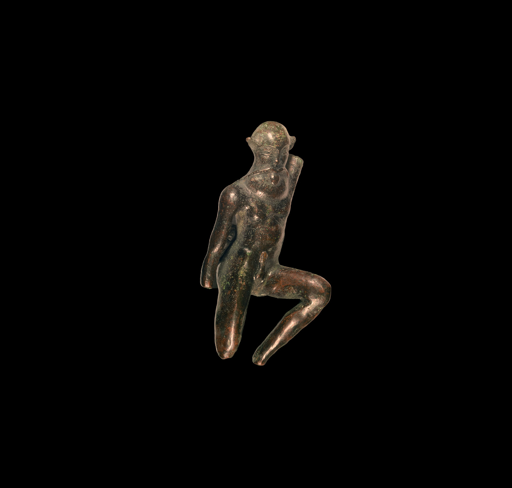 Greek Dancing Satyr Statuette