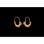 Greek Hellenistic Gold Earrings