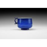 Roman Blue Glass Cup