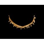 Greek Gold Floral Diadem