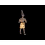 Phoenician Silver Statue with Gold Kilt