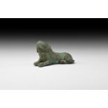 Roman Phallic Lion Statuette