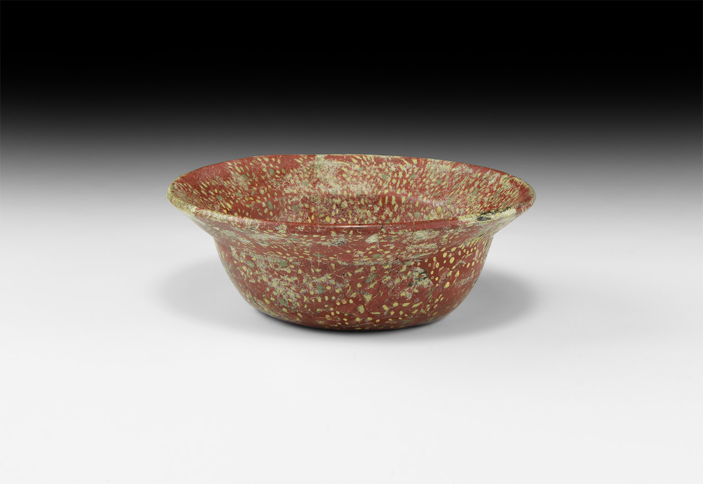 Roman Red Millefiori Glass Bowl