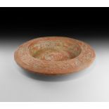 Magna Graecia Terracotta Platter with Frieze