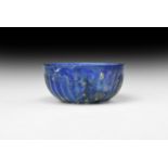 Roman Bright Blue Glass Bowl