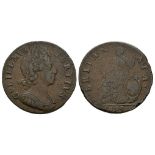 William III - 1699 - Missing Obverse Stop ½d