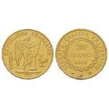 World Coins - France - 1876 A - Gold 20 Francs