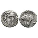 Caria - Rhodes - Helios and Rose Drachm