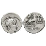 C Vibius C f Pansa - Minerva Denarius