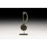 Villanovan Disc Fibula with Stand