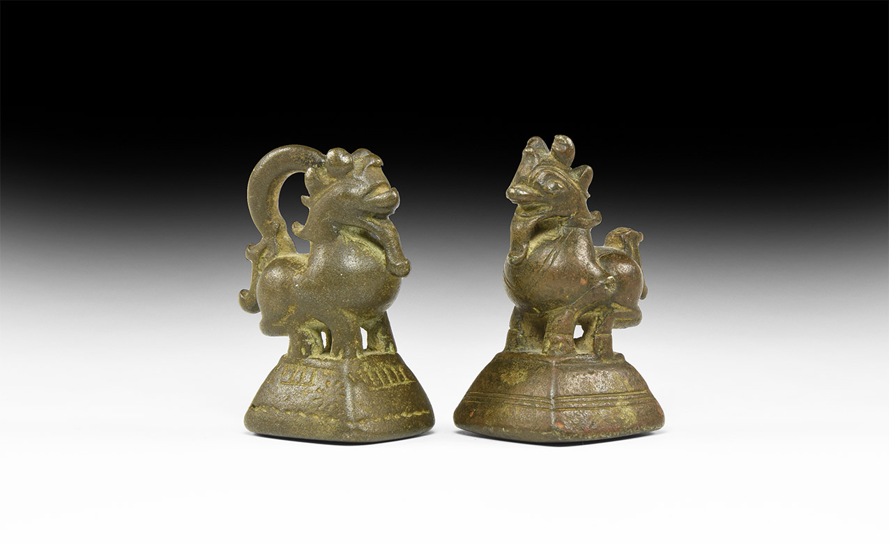 Burmese Opium Weight Pair