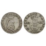 Denmark - Christian VII - 1781 - 2 Skillings