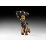 African Horse and Rider Figure