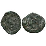 Heraclius/Heraclius Constantine - Sassanian(?) AE