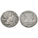 L Scribonius Libo - Puteal Scribonianum Denarius