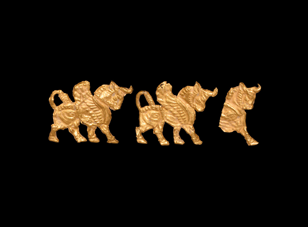 Western Asiatic Gold Bull Mount Group