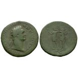 Domitian - Emperor Crowned Sestertius