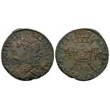 James II - Oct 1689 - Gunmoney Large Halfcrown