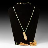 Egyptian Necklace and Artefact Group
