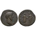 Marcus Aurelius - Emperor and L Verus Sestertius