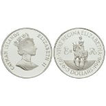 Cayman Islands - 1996 - Silver 70th Birthday $5