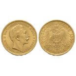 Prussia - Wilhelm II - 1907 - Gold 20 Marks