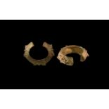 Western Asiatic Luristan Bracelet with Heads