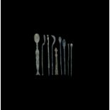 Roman Medical Implement and Spoon Group