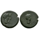 Thrace - Augustus & Rhoemetalkes I - Bronze