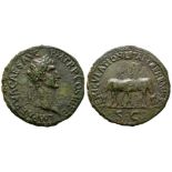 Nerva - Mules Sestertius