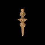 Western Asiatic Syro-Hittite Bone Idol