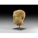 Roman Head of Caius or Lucius Caesar