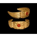 Parthian Gold Diadem with Intaglio Gemstone