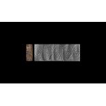 Mesopotamian Geometric Cylinder Seal