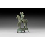 Thracian Horse and Rider Statuette