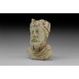 Roman Marble Bust of an Emperor