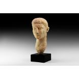 Roman Marble Head of a Nobleman