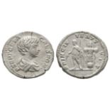 Ancient Roman Imperial Coins - Geta - Emperor and Trophy Denarius